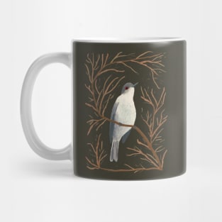 Painted bird on winter tree Mug